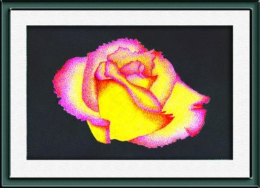 Drawing titled "A rosa" by Angelica Trompieri, Original Artwork, Other