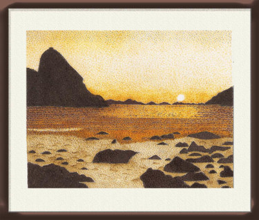 Drawing titled "praia-vermelha-2.jpg" by Angelica Trompieri, Original Artwork