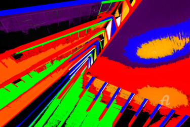 Digitale Kunst getiteld "The ceiling" door Angelika Berndt, Origineel Kunstwerk, Digitale fotografie