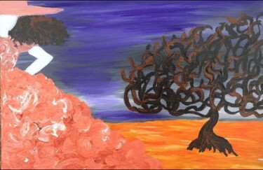 Peinture intitulée "Mother Nature" par Angelika Belousova, Œuvre d'art originale, Acrylique