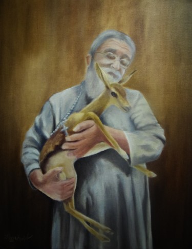 Peinture intitulée ""Rescued" by Agelik…" par Ageliki Aggelike, Œuvre d'art originale, Huile