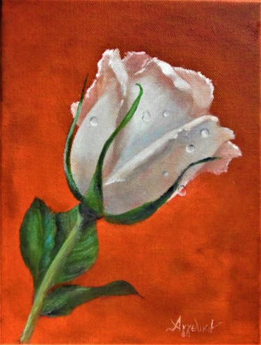 Painting titled "Purity by Ageliki,…" by Ageliki Aggelike, Original Artwork, Oil