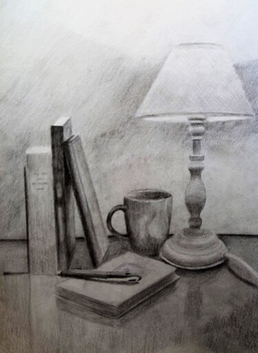 Painting titled "Draft14" by Ageliki Aggelike, Original Artwork, Graphite