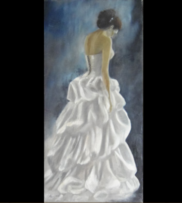 Painting titled ""If only..."" by Ageliki Aggelike, Original Artwork, Oil