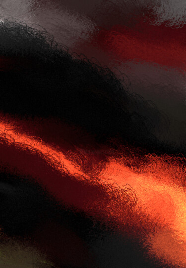 Digital Arts titled "Lava" by Angelina Alves, Original Artwork, Digital Painting
