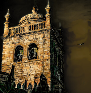 Arte digital titulada "Castelo" por Angelina Alves, Obra de arte original, Pintura Digital
