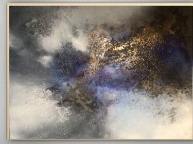 Painting titled "L'infini" by Angelina Ermakova, Original Artwork, Acrylic Mounted on Wood Stretcher frame