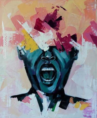 "Silent scream" başlıklı Tablo Angelina Grebenkina tarafından, Orijinal sanat, Akrilik