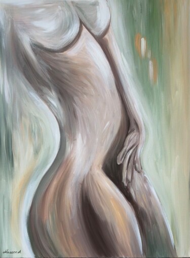 Pintura titulada "Стихия земли" por Angelina Masson, Obra de arte original, Acrílico Montado en Panel de madera