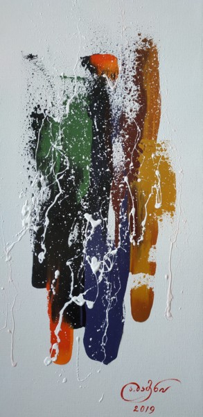 Картина под названием "После дождя" - Angelina Damenia, Подлинное произведение искусства, Масло