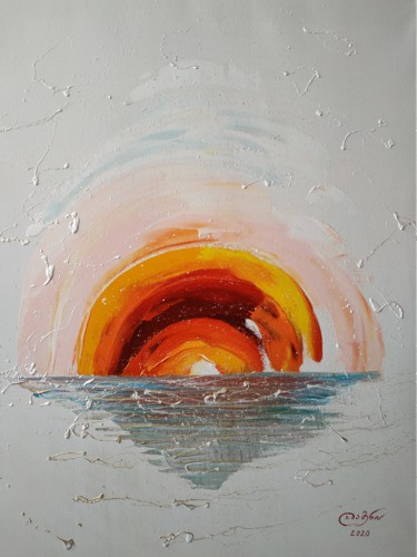 Картина под названием "Восход" - Angelina Damenia, Подлинное произведение искусства, Масло