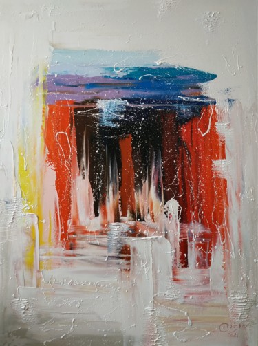 Painting titled "Портал" by Angelina Damenia, Original Artwork, Oil