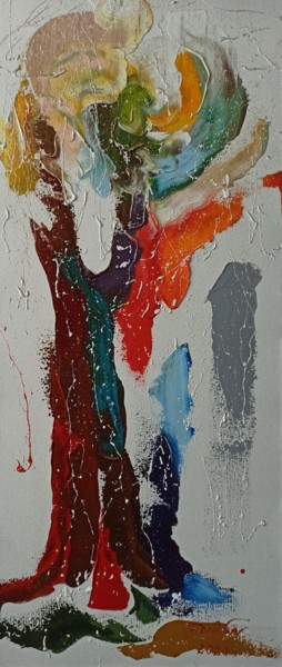 Malerei mit dem Titel "Осень" von Angelina Damenia, Original-Kunstwerk, Öl