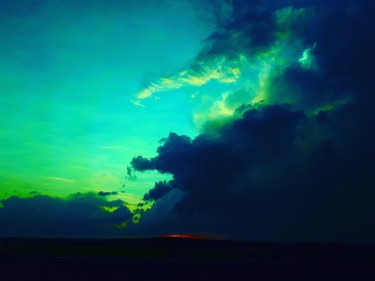 Фотография под названием "Green sky" - Angeline Saguez, Подлинное произведение искусства