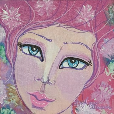 Peinture intitulée "Série la Vie en Ros…" par Angélique Pécriaux, Œuvre d'art originale, Acrylique