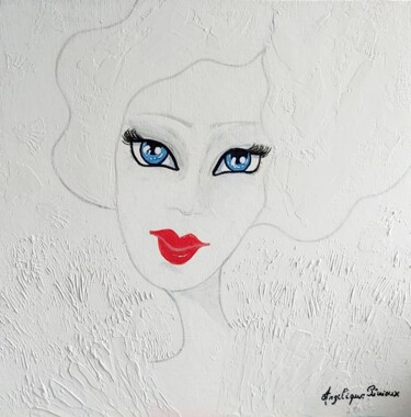 Painting titled "Glamour" by Angélique Pécriaux, Original Artwork, Acrylic Mounted on Other rigid panel