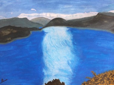 Peinture intitulée "Contre-jour" par Véré Angélique, Œuvre d'art originale, Aquarelle