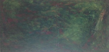 Peinture intitulée "Les étangs de Bodéa…" par Angélique Rouxel, Œuvre d'art originale, Gouache
