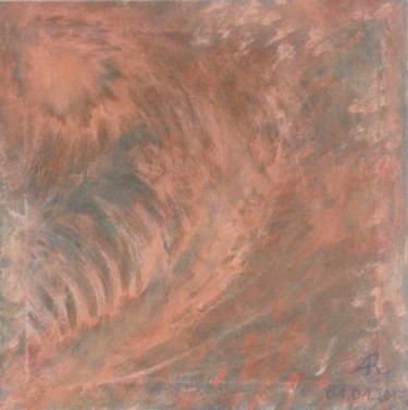 Painting titled "Tempête à St-Brévin…" by Angélique Rouxel, Original Artwork, Gouache