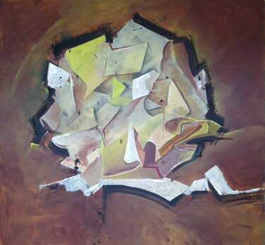 Картина под названием "INFINITI MONDI POSS…" - Angelo D'Amato, Подлинное произведение искусства, Акрил Установлен на Деревян…
