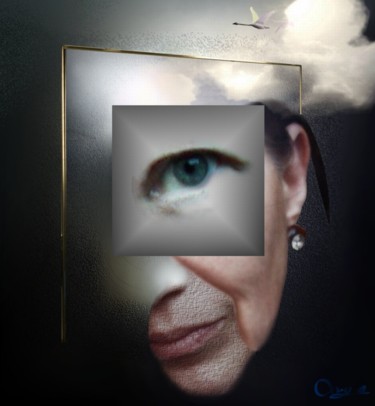 Digitale Kunst mit dem Titel "Portrait" von Angelo Kerelov, Original-Kunstwerk, Digitale Malerei