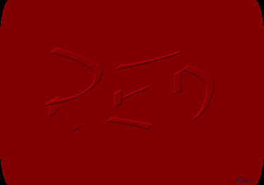 Digital Arts με τίτλο "Red" από Angelo Kerelov, Αυθεντικά έργα τέχνης, 2D ψηφιακή εργασία