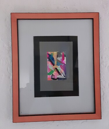 Collages titled "Calma dopo La tempe…" by Angelo Marzullo, Original Artwork, Collages Mounted on Wood Stretcher frame