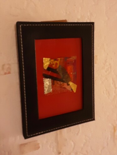 Collages titled "Gedanken." by Angelo Marzullo, Original Artwork, Collages Mounted on Other rigid panel