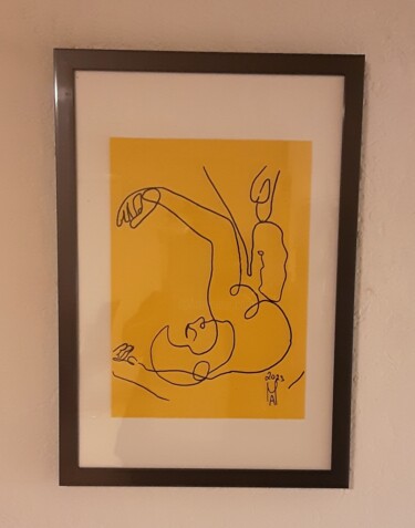 Painting titled "E poi" by Angelo Marzullo, Original Artwork, Ink