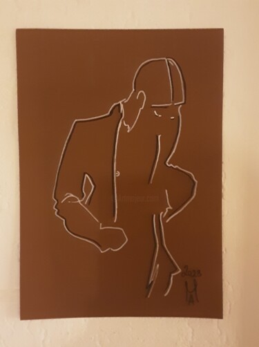 Peinture intitulée "boyfriend ." par Angelo Marzullo, Œuvre d'art originale, Acrylique