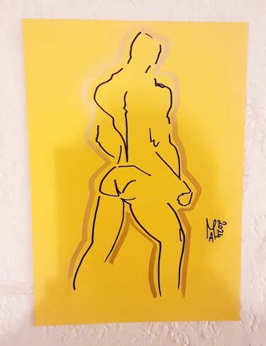 Painting titled "Il Dom." by Angelo Marzullo, Original Artwork, Acrylic