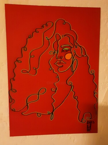 Painting titled "Esmeralda senza Qua…" by Angelo Marzullo, Original Artwork, Acrylic