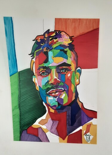 Painting titled "Giuliano." by Angelo Marzullo, Original Artwork, Acrylic