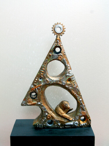 Sculpture titled "Senza titolo" by Angelo Mazzoleni, Original Artwork, Resin