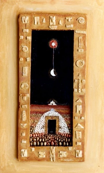 Pittura intitolato "Porte del crepuscolo" da Angelo Mazzoleni, Opera d'arte originale, Altro