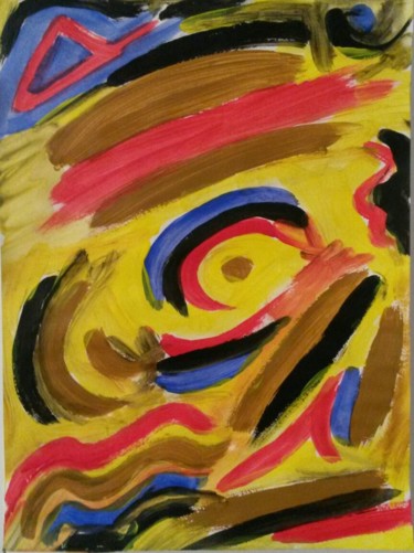Painting titled "RAM" by Angelo Rizzi, Original Artwork, Acrylic