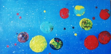 Painting titled "Multiuniverse 1" by Angelo Rizzi, Original Artwork, Acrylic