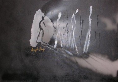 Pittura intitolato "Il Trapasso - Passi…" da Angelo Arrigo, Opera d'arte originale, Olio