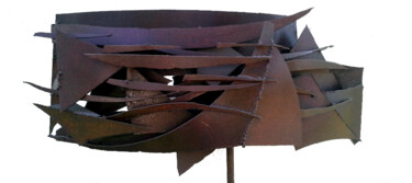 Sculpture intitulée "Hong kong" par Angelo Ribeiro, Œuvre d'art originale, Métaux