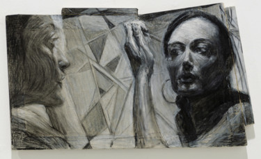 「charcoal-pencil-oil…」というタイトルの絵画 Angelos Mavraidisによって, オリジナルのアートワーク