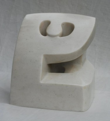 Sculpture titled "Meditation" by Philippe Jamin, Original Artwork, Stone