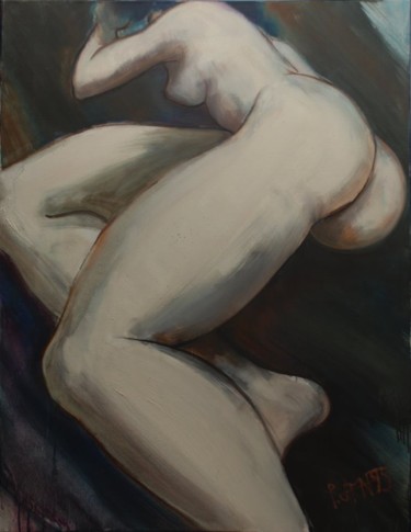 Painting titled "La sieste III" by Philippe Jamin, Original Artwork, Acrylic