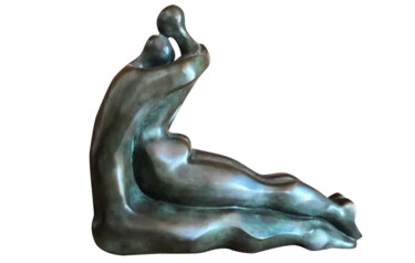 Escultura titulada "Eros'" por Philippe Jamin, Obra de arte original, Metales
