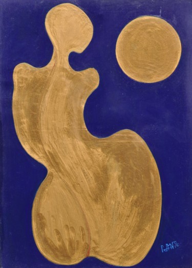 Peinture intitulée "Femme déhanchée" par Philippe Jamin, Œuvre d'art originale, Huile Monté sur Châssis en bois