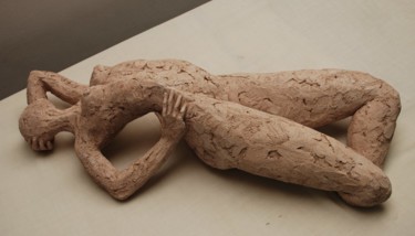 Sculpture titled "Le désir" by Philippe Jamin, Original Artwork, Terra cotta