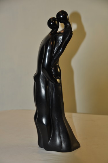 Sculpture titled "Les danseurs" by Philippe Jamin, Original Artwork, Terra cotta