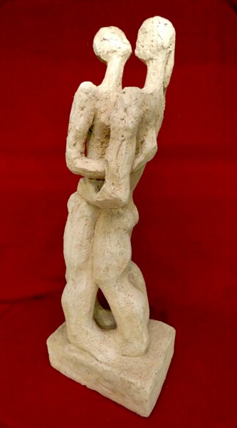 Sculptuur getiteld "Stabilité" door Philippe Jamin, Origineel Kunstwerk, Terra cotta