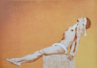 Pittura intitolato "Gymnast" da Angelo Vadalá, Opera d'arte originale