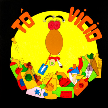 Painting titled "Tó vicio" by Angel Ripoll, Original Artwork, Acrylic