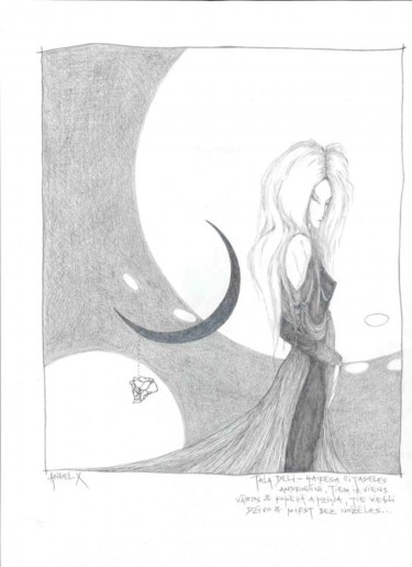 Drawing titled "Tala Deli" by Angel X.Deadstar, Original Artwork